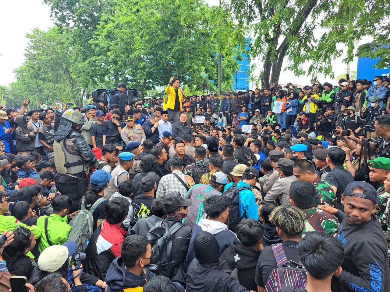Polri Tangkap Ribuan Massa Aksi, 55 Orang Resmi Jadi Tersangka