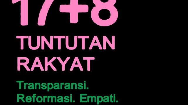 17+8 Tuntutan Rakyat